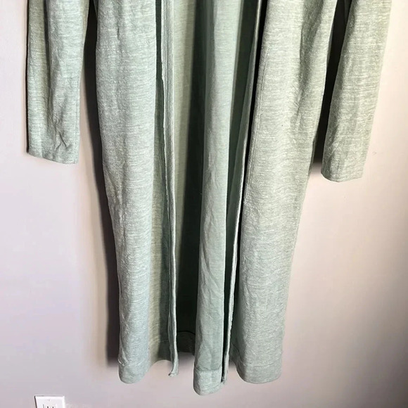 FREE PEOPLE Beach Bicoastal Seaglass Green Comfy Cardigan Duster - Picture 6 of 12